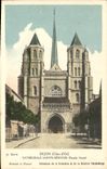 CPA Dijon Cote d'Or Cathedrale Sainte Benigne Facade Ouest 