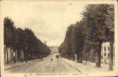 CPA Chatillon sur Seine Cote d'Or Avenue de la Gare 