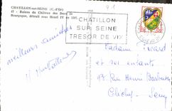 CPA Chatillon sur Seine C d'Or Ruines du Chateau des Ducs de Bourgogne 