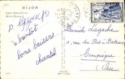 CPA Dijon Eglise Notre Dame 