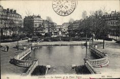 CPA Dijon Le Square et la Place Darcy 