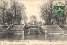 CPA Dijon Cascade du Jardin Darcy 