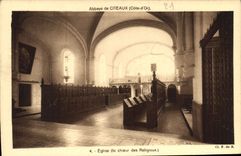 CPA Abbaye de Citeaux Cote d'Or Eglise le choeur des Religieux 