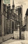 CPA Les Coins de Dijon Eglise Notre Dame prise de la rue Notre Dame 