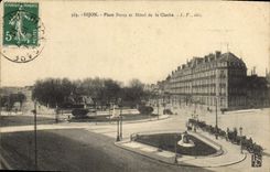 CPA Dijon Place Darcy et Hotel de la Cloche 