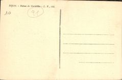 CPA Dijon Maison des Cariatides 