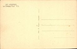 CPA Lourdes Le Chateau Fort 