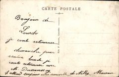 CPA Lourdes Le Chateau Fort 