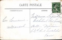 CPA Lourdes Vue generale et le Pic du Jer 