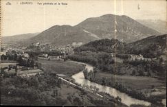 CPA Lourdes Vue generale et le Gave 