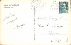 CPA Lourdes Le Chateau Fort 