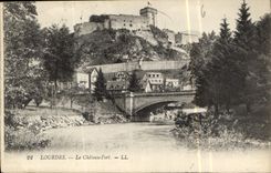 CPA Lourdes Le Chateau Fort 