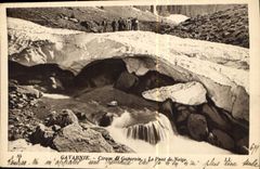 CPA Gavarnie Cirque de Gavarnie Le Pont de Neige 