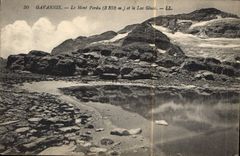 CPA Gavarnie Le Mont Perdu et le Lac Glace 