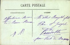 CPA La Vie de Bernadette L'Enfrance de Bernadette a Bartres Chien Moutons