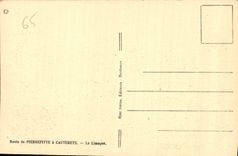 CPA Route de Pierrefitte a Cauterets Le Limacon 