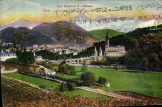 CPA Lourdes La Basilique 