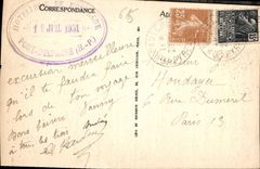 CPA Env de Cauterets La Raillere Cascade de Lutour 