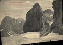CPA Gavarnie Borche de Roland et le Casque 