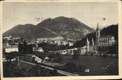 CPA Lourdes La Basilique 