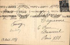 CPA Lourdes La Basilique et le Calvaire 