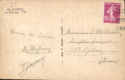 CPA Lourdes La Basilique 