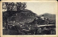 CPA Lourdes La Ville Le Fort et le Grand Jer 