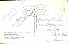 CPA Lourdes La Basilique Souterraine St Pie 