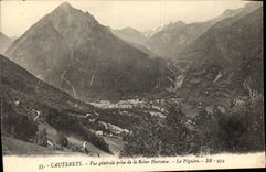CPA Cauterets Vue generale prise de la Reine Hortense Le Peguere 