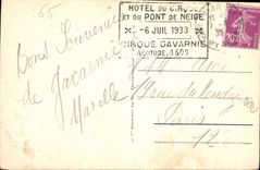 CPA Gavarnie Un Pont de Neige 