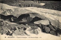 CPA Gavarnie Cirque de Gavarnie Le Pont de Neige 