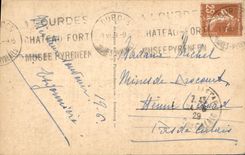 CPA Lourdes La Basililque Vue prise du Chateau Fort 