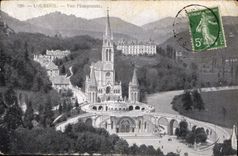 CPA Lourdes Vue Plongeante 