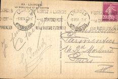 CPA Lourdes La Basilique et la Grotte 