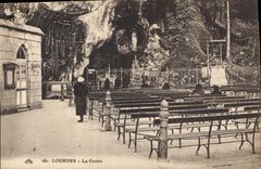 CPA Lourdes La Grotte 