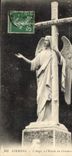 CPA Lourdes L'Ange a l'Entree du Calvaire 