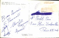 CPA Les Andelys Eure Partie des Ruines du Chateau Gaillard