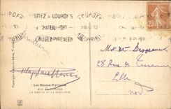 CPA Lourdes La Grotte et la Basilique 