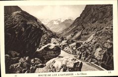 CPA Route de Luz a Gavarnie Le Chaos 