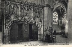 CPA Gisors Eure La Cathedrale Remarquable encadrement 