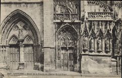CPA Louviers Detail de la Facade de l'Eglise Notre Dame 