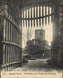 CPA Gisors Eure Le Donjon et la Porte des Champs 
