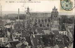 CPA Gisors La Cathedrale vue prise des Tours 