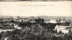 CPA Dijon Vue prise du haut du Creux d'Enfer 