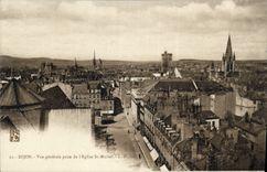 CPA Dijon Vue generale prise de l'Eglise St Michel 