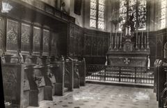 CPA Flavigny sur Ozerain C d Or Eglise Le Choeur et les Stalles 