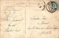 CPA Dijon Entree du Quartier d'Infanterie de Ligne 