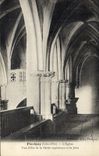 CPA Flavigny Cote d'Or L'Eglise Une Allee de la Partie superieure et le Jube 