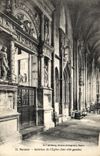CPA Semur Interieur de l'Eglise bas cote gauche 