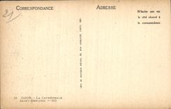 CPA Dijon La Cathedrale Saint Benigne 